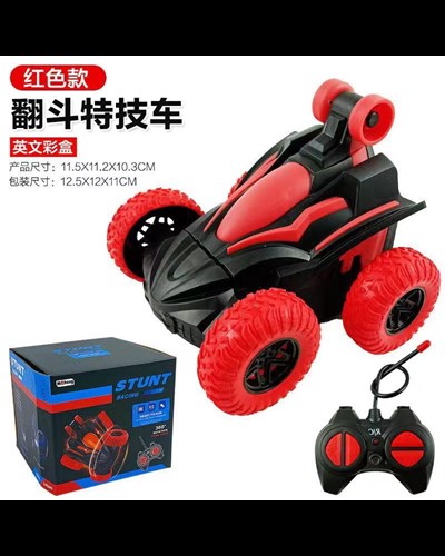 מכונית שלט מתהפכת ומשתוללת כולל סוללות נטענות ומטען USB