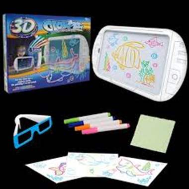 ערכת צביעה ויצירה עם משקפי תלת מימד : image 2