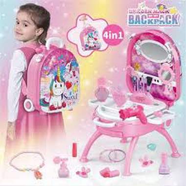 תיק חד קרן הופך לשידת איפור מפוארת : image 1