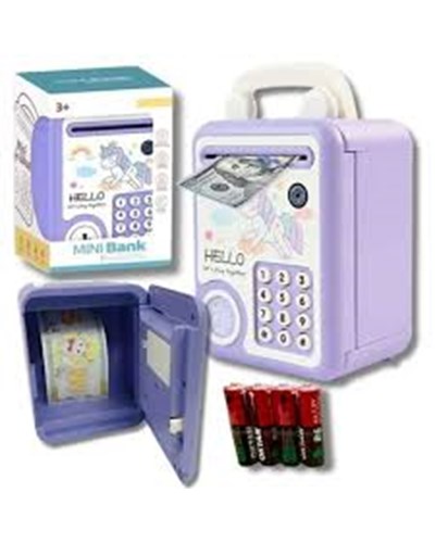 כספת אלקטרונית עם קודן וטביעת אצבע / עיצוב חד קרן