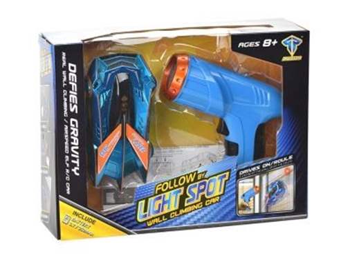 מכונית שלט נוסעת על קירות מכוונת ע"י לייזר : image 1 מכונית שלט נוסעת על קירות מכוונת ע"י לייזר : image 1