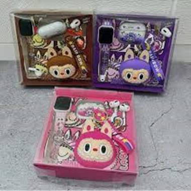 סט שעון, אוזניות בלוטות' וארנק לבובה / מיקס 3 צבעים : image 1