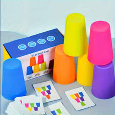 משחק העמדת כוסות לפי כרטיסיות / משחק התפתחותי : image 2