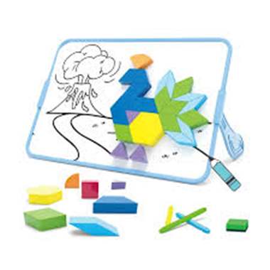 לוח טנגרם מגנטי ענק / כולל 252 חלקים להרכבה : image 2 לוח טנגרם מגנטי ענק / כולל 252 חלקים להרכבה : image 2