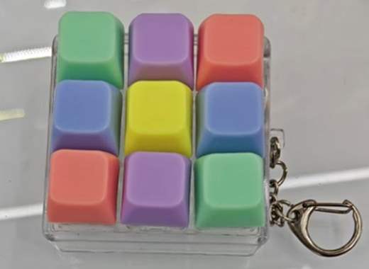 מחזיק מפתחות מקלדת 9 לחצנים / עם אור  : image 1