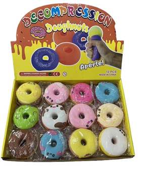 סקוושי דונטש צבעוני נמתח / 12 יח' בדיספליי : image 1