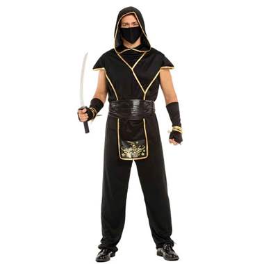 תחפושת נינג'ה שחורה : image 1