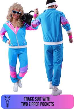 חליפת רטרו שנות ה-80 / יוניסקס : image 2