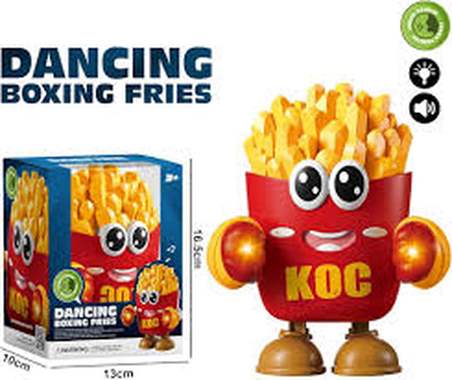 איש צ'יפס רוקד עם מוסיקה ואורות  : image 1