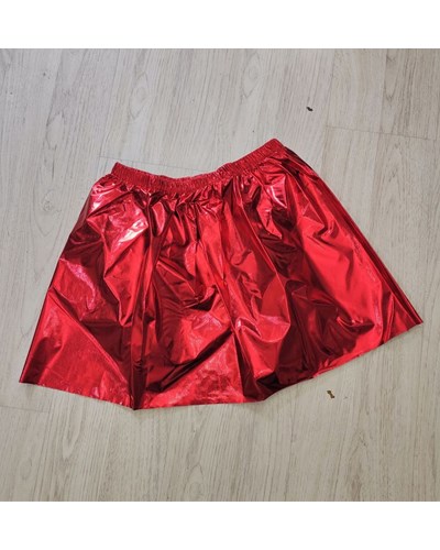 חצאית מטאל אדומה